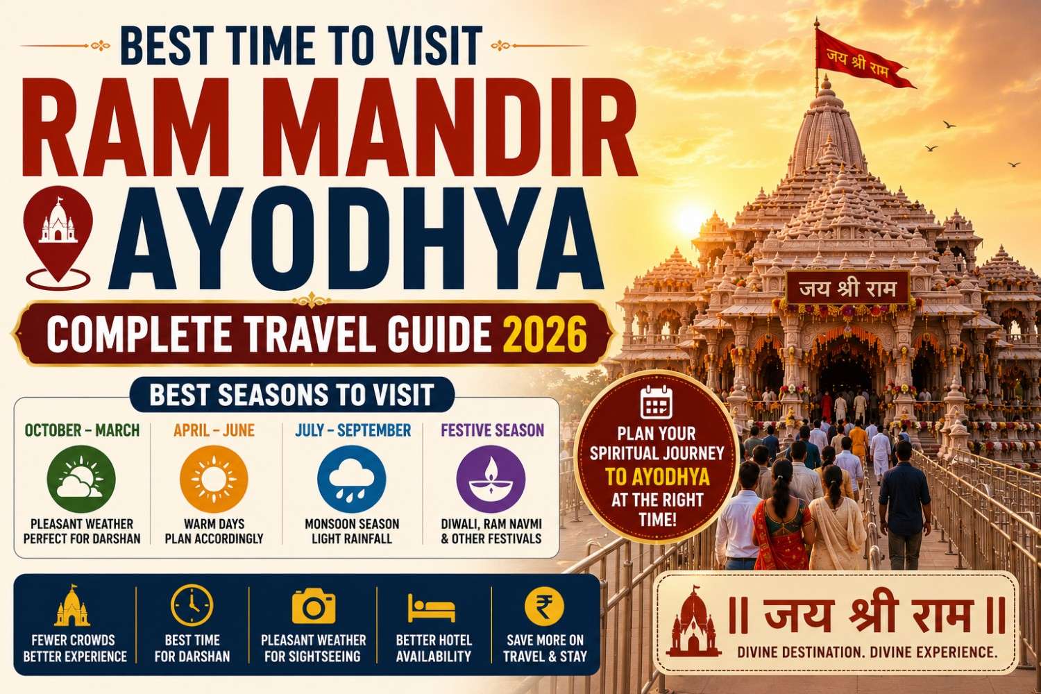 Best Time to Visit Ram Mandir Ayodhya (Complete Travel Guide 2026)