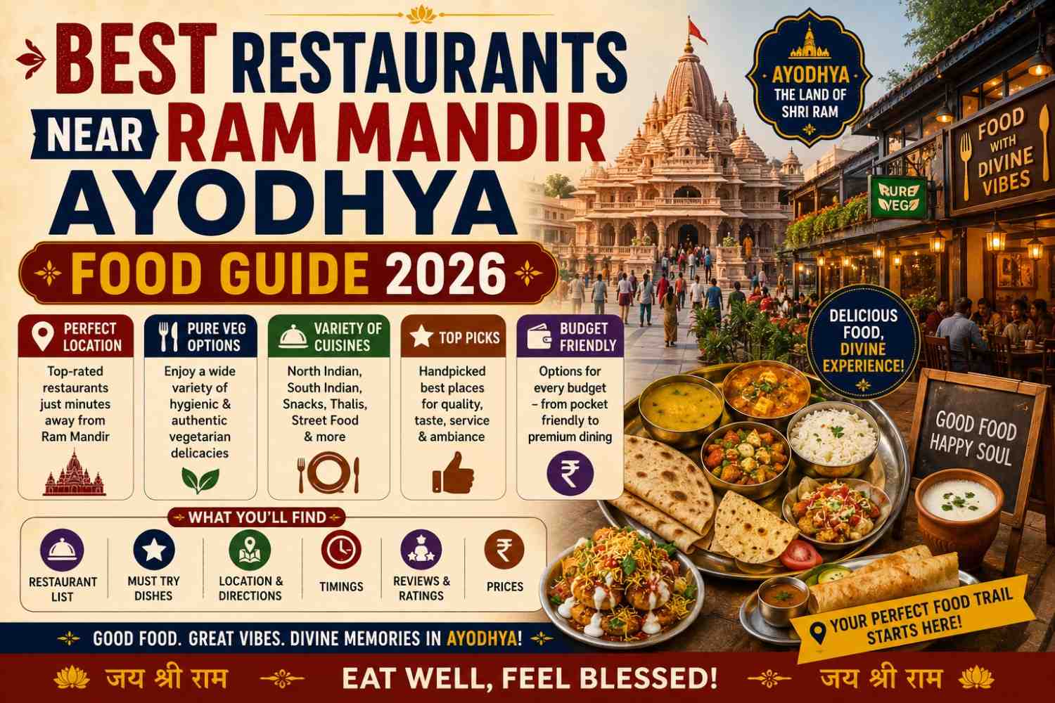 Best Restaurants Near Ram Mandir Ayodhya (Food Guide 2026)